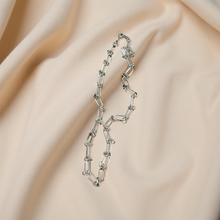Load image into Gallery viewer, Knotted Chain-16” Silver