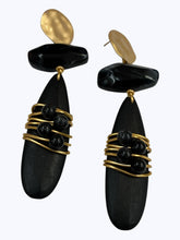 Load image into Gallery viewer, Wired Wooden Earrings