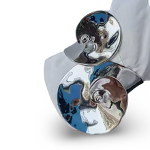 Load image into Gallery viewer, Twirl Cuff-Silver “Pre-Order”