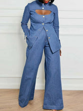 Load image into Gallery viewer, Suzzane High Waisted Jean Set