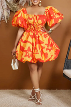 Load image into Gallery viewer, Playful Bright Mini Dress