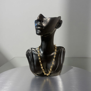 Knotted Chain 16”-Gold