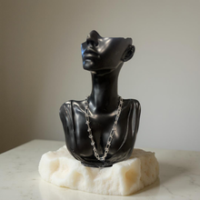 Load image into Gallery viewer, Knotted Chain-16” Silver