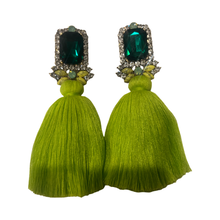 Load image into Gallery viewer, Emerald Lime Crystals Square