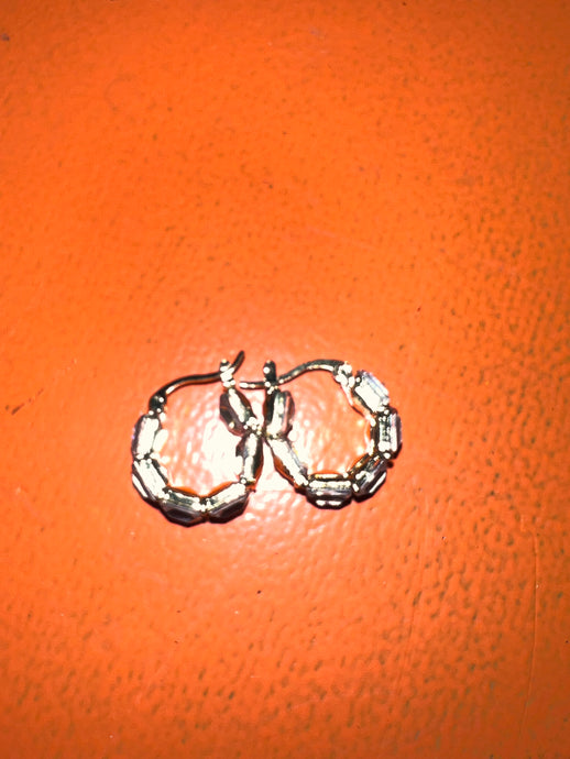 Crystal Hoop Hugs-Gold