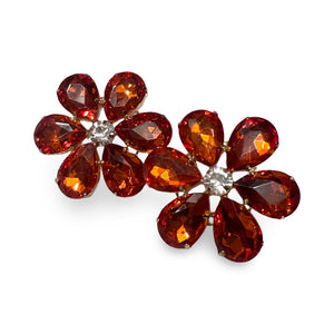 Daisy Earrings-Orange