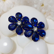 Load image into Gallery viewer, Daisy Earrings-Royal Blue