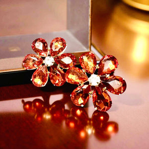 Daisy Earrings-Orange