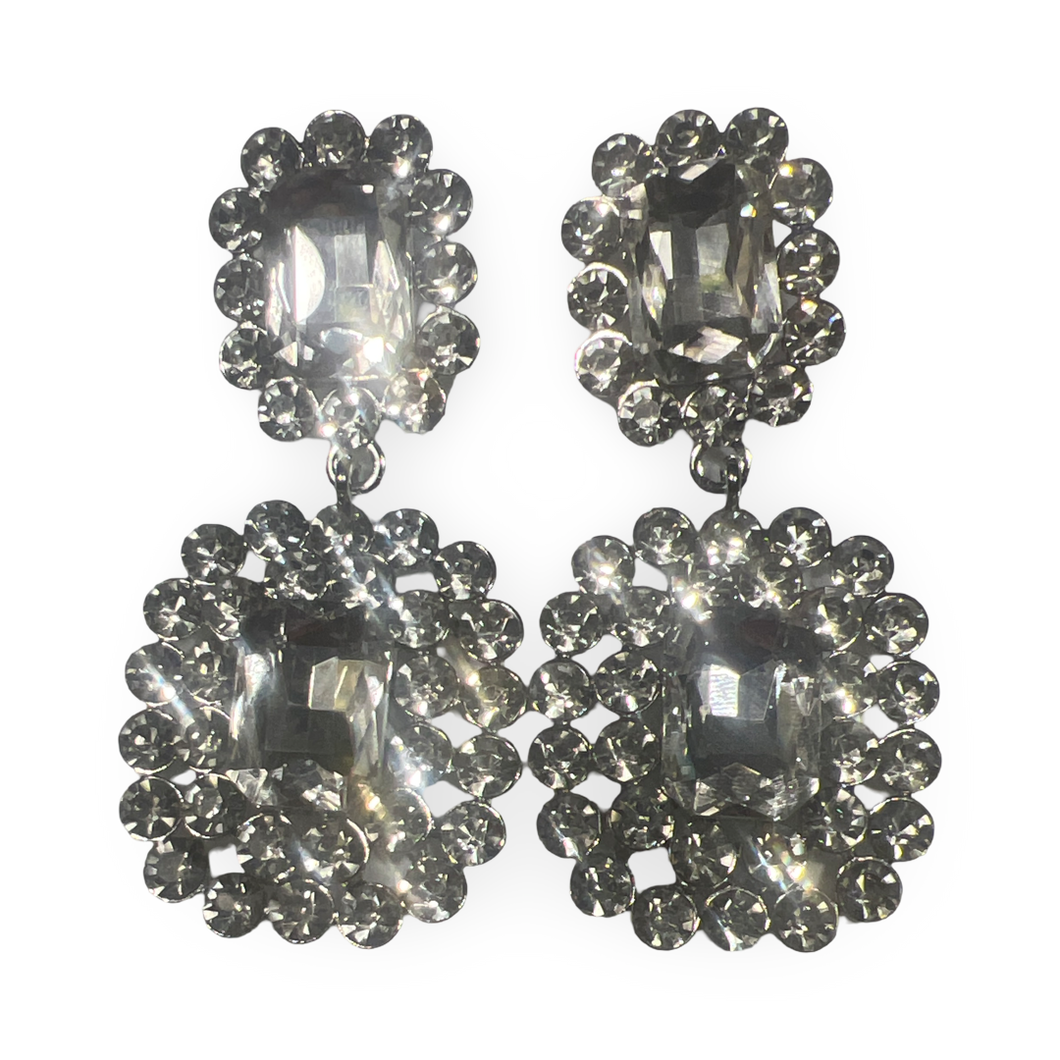 Daphne Crystal Squares-Silver