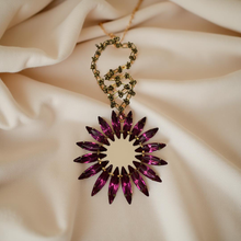 Load image into Gallery viewer, Nichole Star Necklace-Fuschia 16&quot;