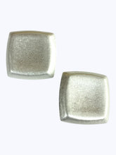 Load image into Gallery viewer, Brushed Metal Squares Earrings