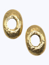 Load image into Gallery viewer, Oh My Oh Brushed Hammered Earrings