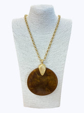 Load image into Gallery viewer, Resin Acrylic Round Necklace
