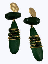 Load image into Gallery viewer, Wired Wooden Earrings