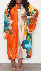 Khylani Kimono-Orange
